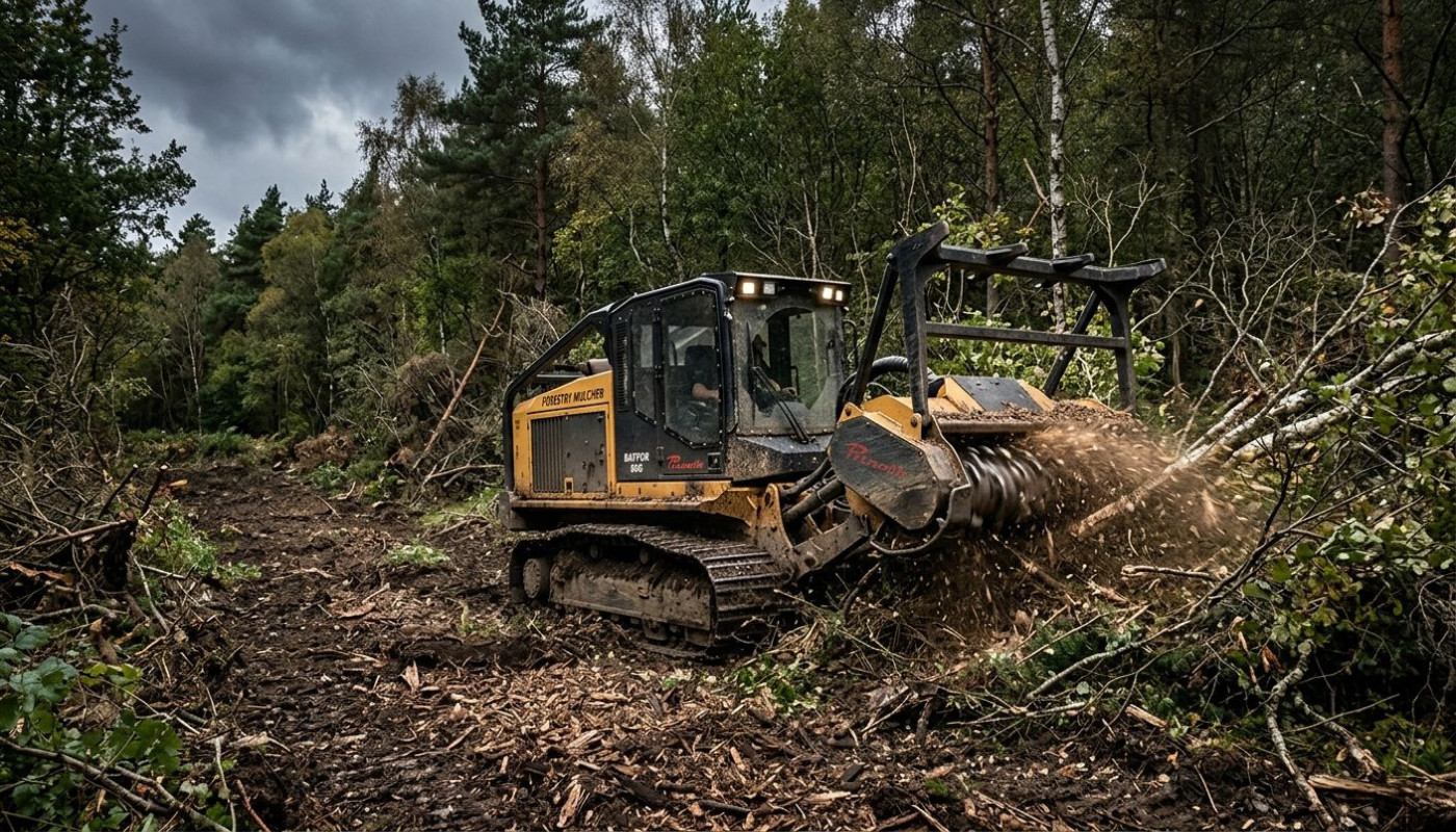 Comment les broyeurs forestiers facilitent-ils la maintenance des chemins forestiers ?